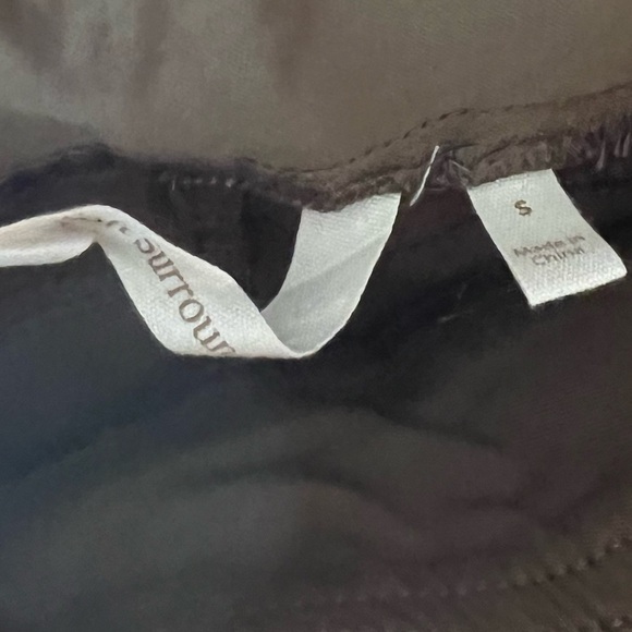 Soft Surroundings Brown Super Stretch High Rise Capri Cropped Pants Sz S - Picture 3 of 5